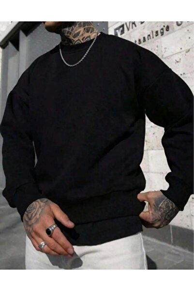 Elfa Tekstil Hanorac negru fără imprimeu Zero Trend