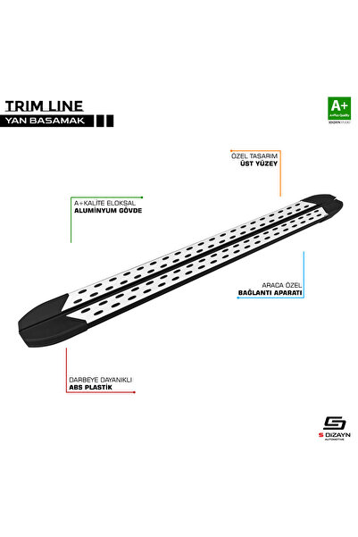 S Dizayn Egea Cross Uyumlu Araca Özel Yan Basamak Noktalı Model 2022 2023 202...
