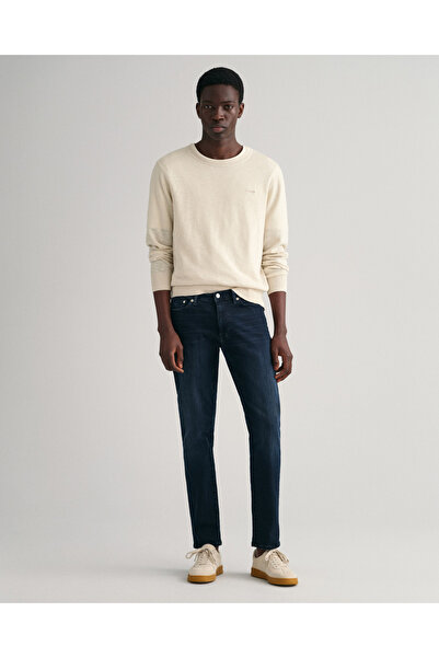Gant Erkek Lacivert Extra Slim Fit Jean Pantolon