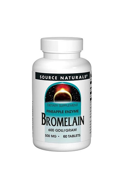 source naturals Bromelain, 500 mg, 60 Tablets