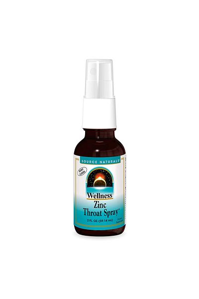 source naturals Wellness Zinc Throat Spray, 2 Oz, Berry
