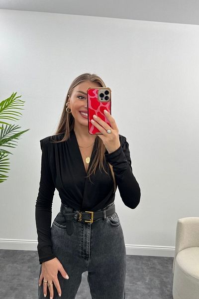 DRC trend Pantaloni din lycra Mom Jeans cu talie înaltă afumată Destina