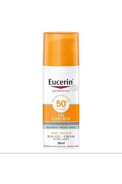 Eucerin Sun Protection Oil Control SPF50+ Dry Touch Gel-Cream for Acne Prone Skin 50ml