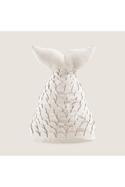 Chakra Mermaid Dekoratif Obje Krem