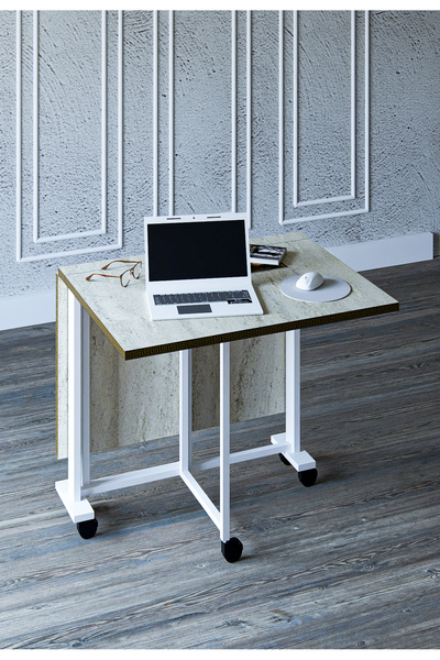 Fahrettin Küçük Combo Katlanır Çalışma Masası Yemek Masası Mutfak Masası Ofis...