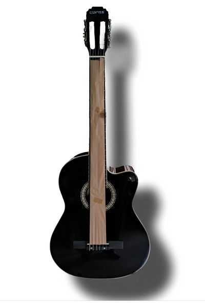 Clariss CCG-100CBKEQ Elektro Klasik Gitar (kılıf, yedek tel, pena hediye)