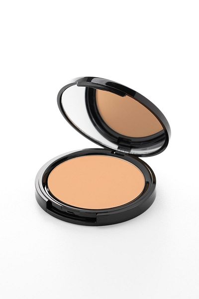 ELLE Microfine Pressed Powder -mineral Powder -porcelain Finish 12g -honey-716