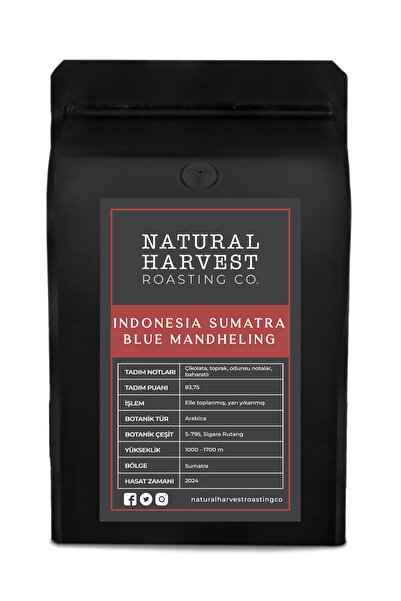 Indonesia Sumatra Blue Mandheling Yöresel Kahve 250 G.