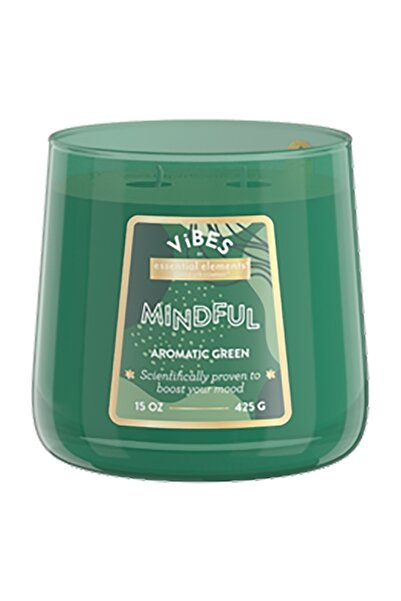 Candle-Lite Vibes 2-Wick Mindful Aromatic Jar Candle 15oz