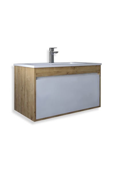 TETA HOME Mersin 65 cm Mdf Banyo Lavabolu Alt Dolap