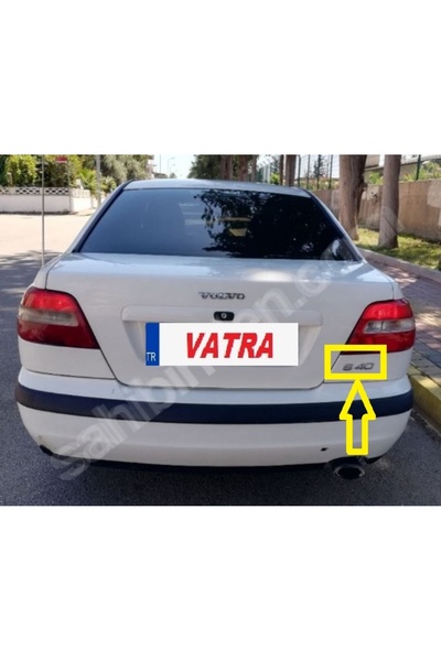 EDEXPORT S40 2.0T 1997-2004 Uyumlu S40 ve 20T Bagaj Yazısı Seti
