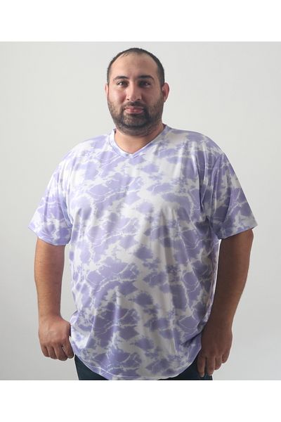 rood Μπλουζάκι Unisex Plus Size V-Neck