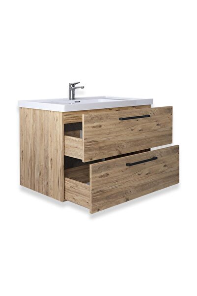 TETA HOME Batum 80 Cm Mdf Banyo Lavabolu Alt Dolap