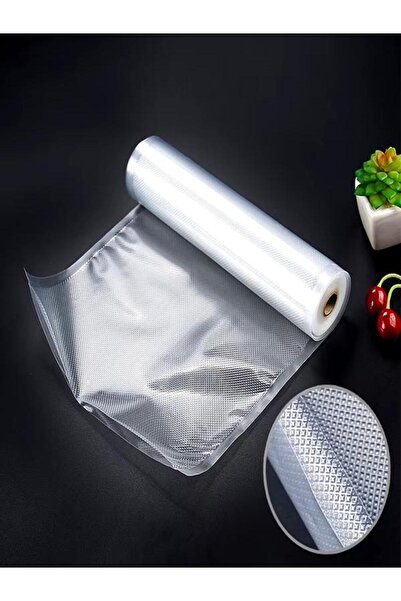 Packtech Tırtıklı Rulo Vakum Makinesi Poşeti- Torbası 20 cm x5 Metre