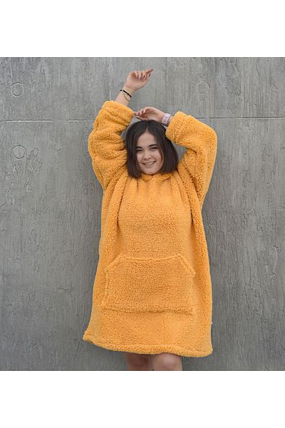 HARİKA PELUŞ FABRİKASI Welsoft Plush Fleece Wearable Blanket Pajamas