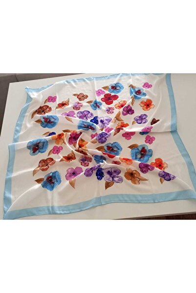 İskeçe Exclusive Φουλάρι με ζωηρό πολύχρωμο σχέδιο λουλουδιών σε ειδικό κουτί