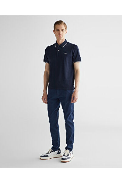 Gant Erkek Lacivert Regular Fit Polo