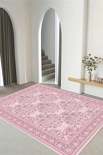 Viyana Home Dijital Kaymaz Klasik Vektörel Model Yıkanabilir Yolluk Mutfak Sa...