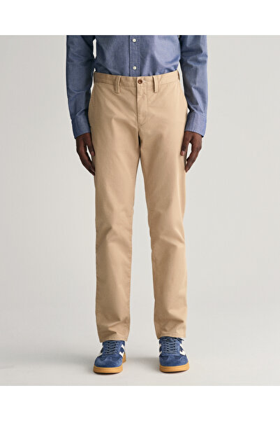 Gant Erkek Bej Slim Fit Chino Pantolon