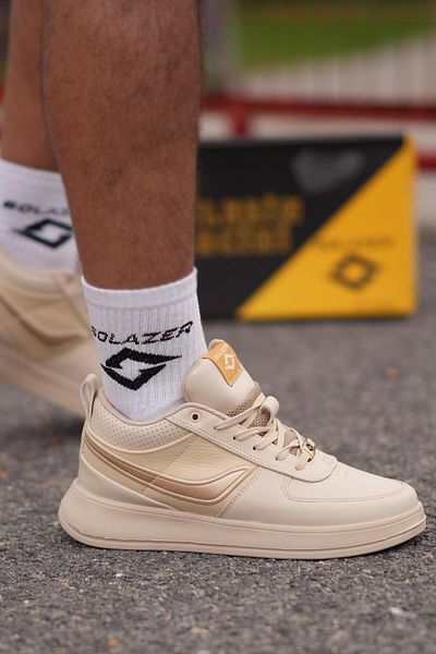 SOLAZER Ανδρικά Μπεζ αθλητικά παπούτσια Casual 036