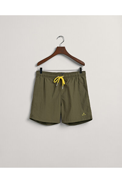 Gant Erkek Yeşil Classic Fit Mayo Şort