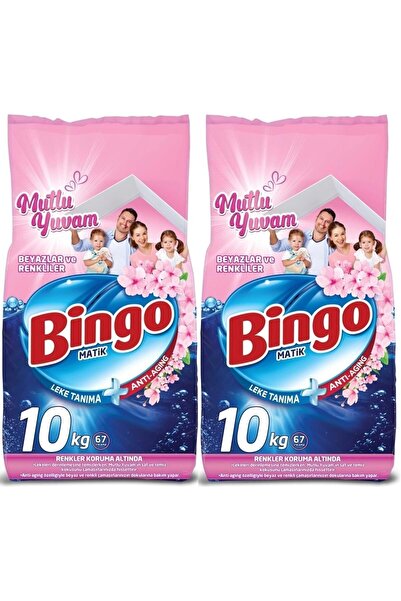 Bingo Matik 10 Kg Renkli + Beyaz Mutlu Yuvam X2 Adet