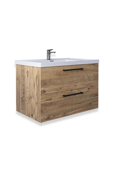 TETA HOME Batum 80 Cm Mdf Banyo Lavabolu Alt Dolap