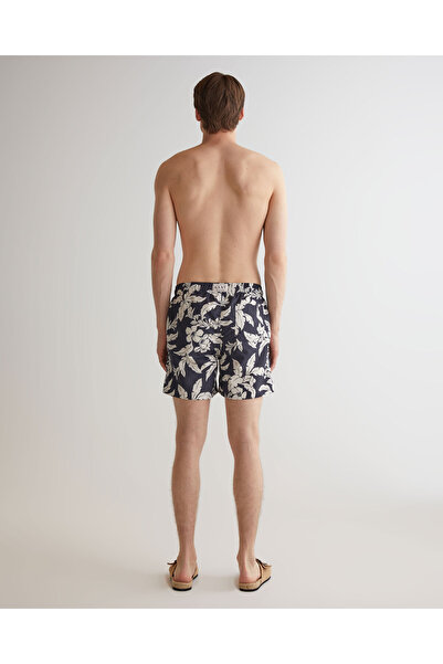 Gant Erkek Lacivert Regular Fit Desenli Mayo Şort