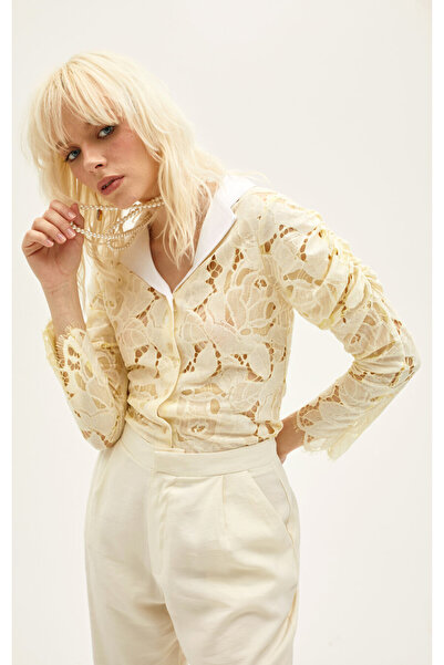 Pilea Cămașă cu mâneci adunate Celeste