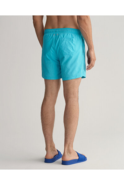 Gant Erkek Mavi Classic Fit Mayo Şort