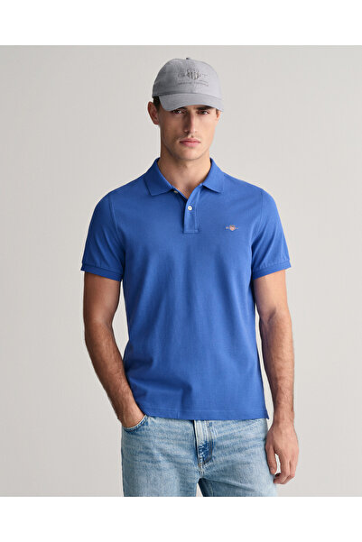 Gant Erkek Mavi Regular Fit Polo