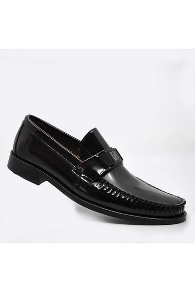Fosco Pantofi casual pentru bărbați din piele naturală roșu Claret - 3100 966