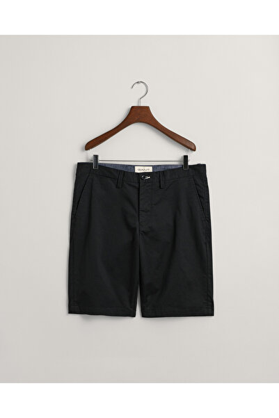 Gant Erkek Siyah Relaxed Fit Chino Şort