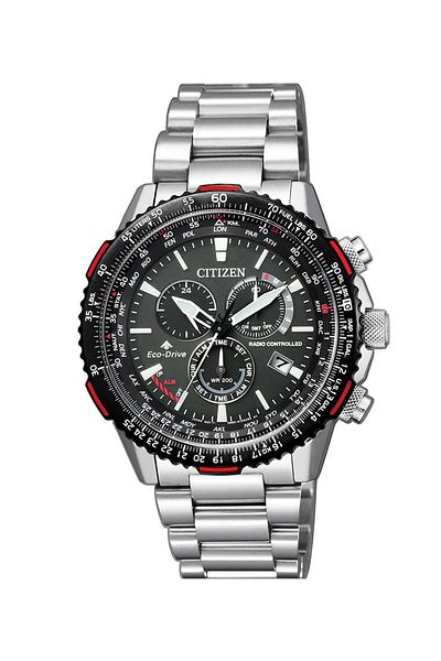 Citizen SW. ساعة يد رجالية CB5001-57E للتحكم بالراديو Eco-Drive