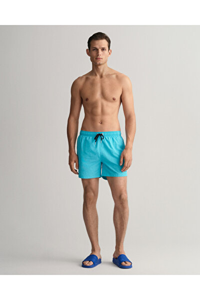 Gant Erkek Mavi Classic Fit Mayo Şort