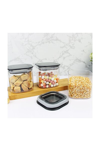 Dükkanönü 3-Piece Square Food Storage Set - Vacuum 0.5 Lt. Shopfront