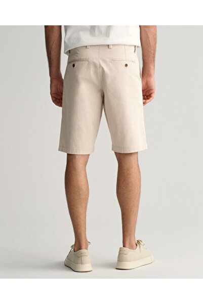 Gant Erkek Krem Relaxed Fit Chino Şort