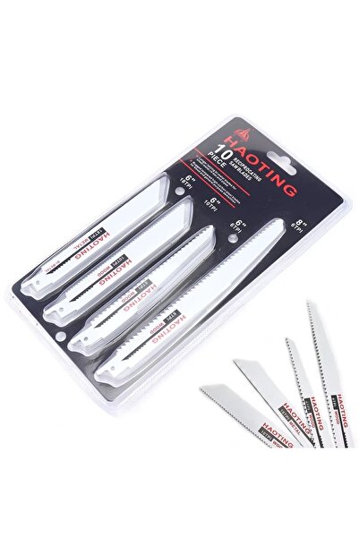 Depolife Tilki Kuyruğu Testeresi Seti 10 Parçalı Set Ahşap Metal Kemik Plasti...