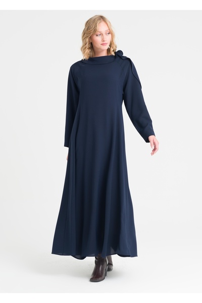 Armağan Reglan Kol Degaje Yaka Elbise