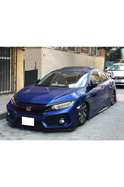 HasAkman Honda Civic Fc5 Turbo Uyumlu Ön Lip Plastik Parlak Siyah