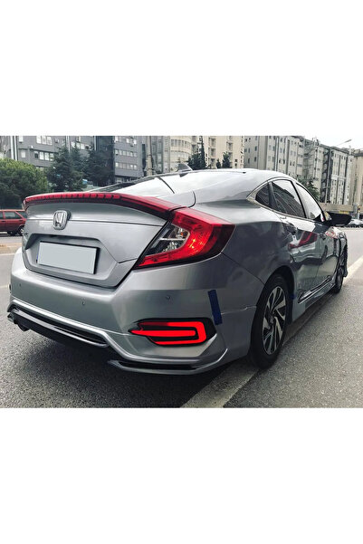 HasAkman Honda Civic Fc5 Turbo Arka Ek Karlık Mat Siyah Plastik