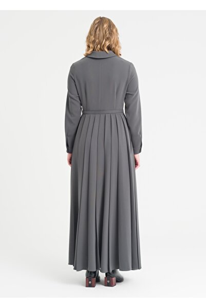 Armağan Pileli ve Kemerli Elbise