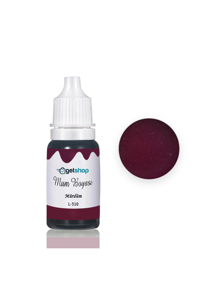 Getshopmini Mum Boyası Mum Renklendirici Sıvı Pigment Boya 15ml Renk Seçmeli