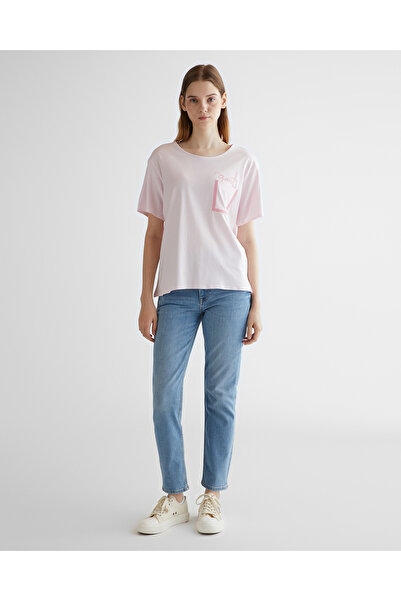 Gant Kadın Mavi Slim Fit Jean Pantolon