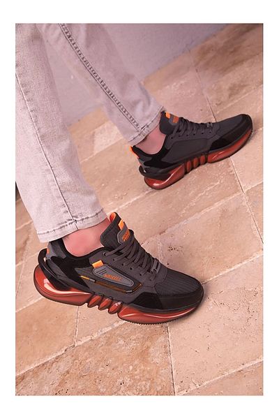 Wickers _m_spor_2499_c Smoked_black_orange Εποχιακό αδιάβροχο μπαλόνι σόλα αέρα
