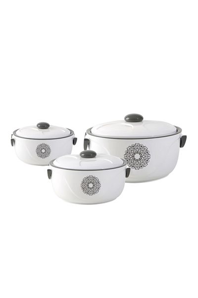Parfait 3-Piece High Quality Elegant Design Food Warmer Set
