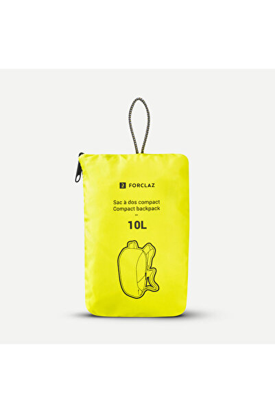 Decathlon Forclaz Outdoor Складний рюкзак - 10 л - Жовтий - Travel