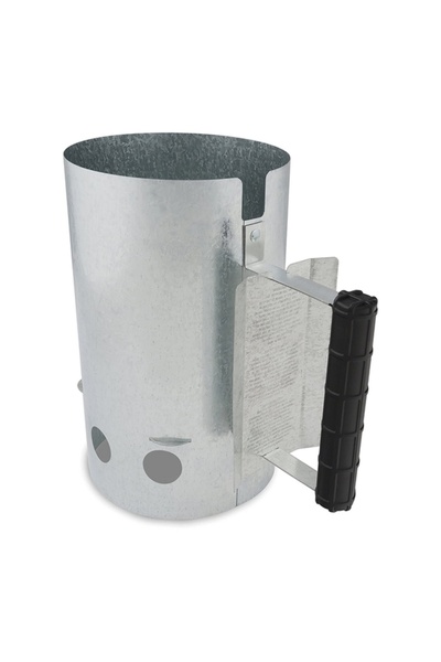 Grillpro مشعل فحم مريح على شكل مدخنة مقاس 6.5 × 11 بوصة