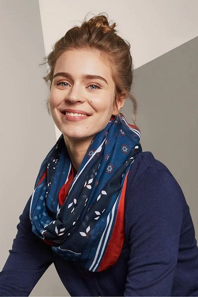 Tchibo Women Loop Scarf, Navy