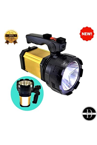 DİGİFULL DG-8100l 25w Şarj Edilebilir Ledli El Feneri Usb Çıkışlı Çift Yönlü ...